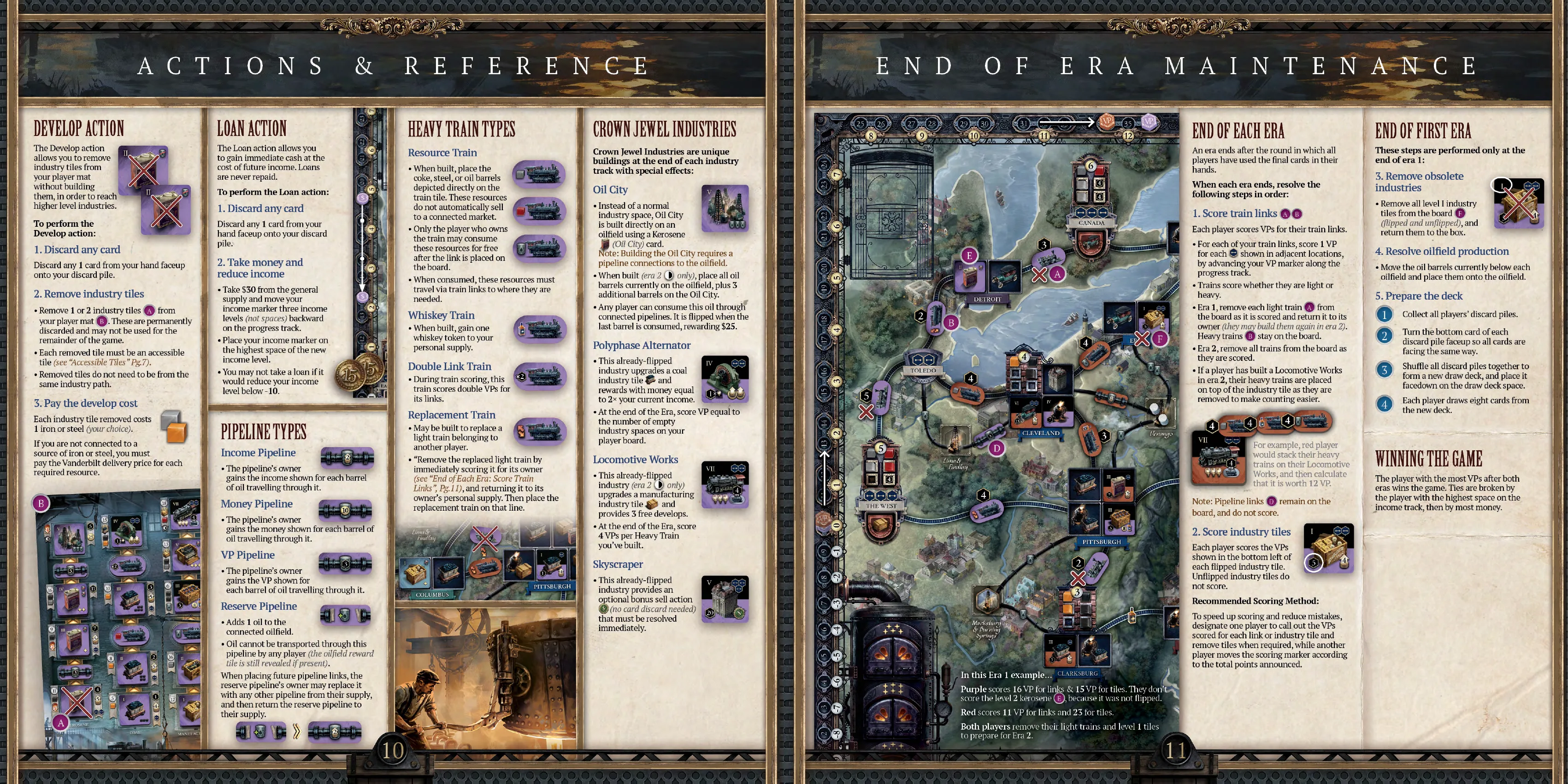 重型列车、Crown Jewel 与时代维护的参考跨页